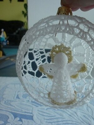 Novogodisnji Andjeli Heklanje Seme Christmas Decoration 72 